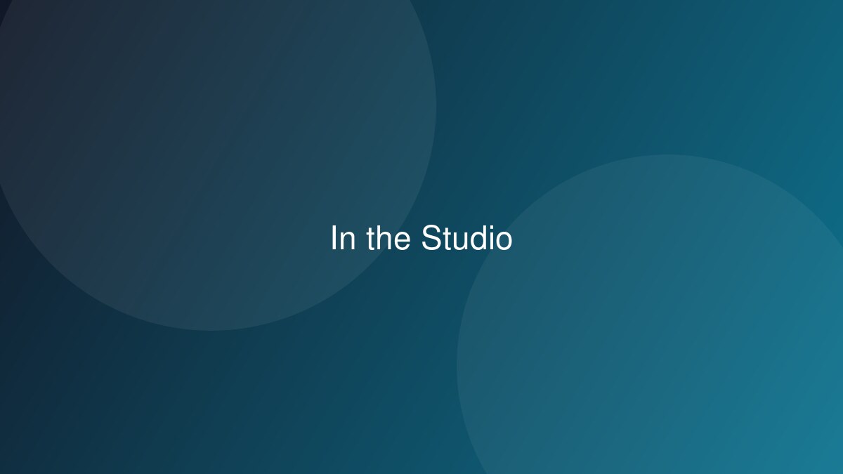 In the Studio
